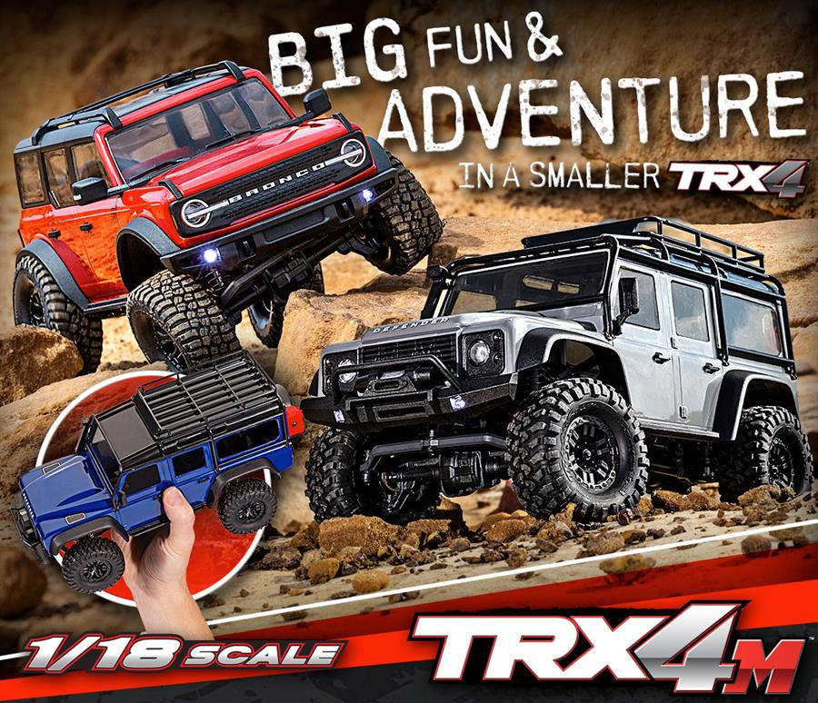 Traxxas 97074-1 TRX-4m 1:18 Scale & Trail Crawler RTR - Ford Bronco